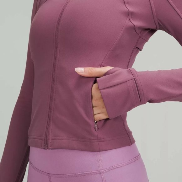 NWOT Lululemon Nulu Cropped Define Jacket in Vintage Plum size 10 - Picture 2 of 6